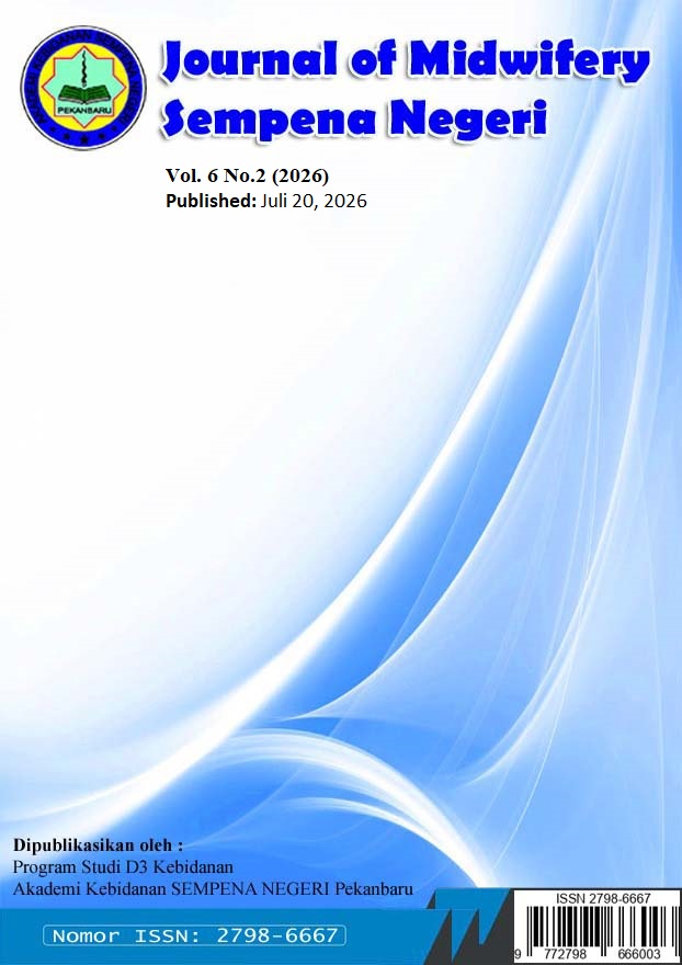 					View Vol. 6 No. 2 (2026): Journal of Midwifery Sempena Negeri
				